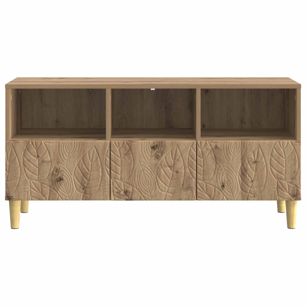 vidaXL Szafka pod telewizor 102 x 34,5 x 50 cm Dąb artisan