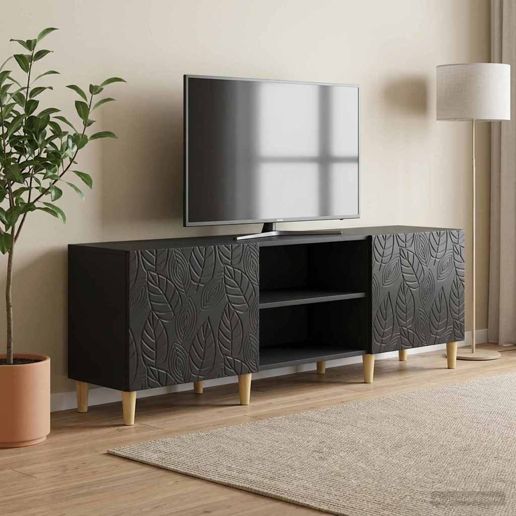 vidaXL Szafka pod telewizor 150 x 31 x 50 cm Czarny