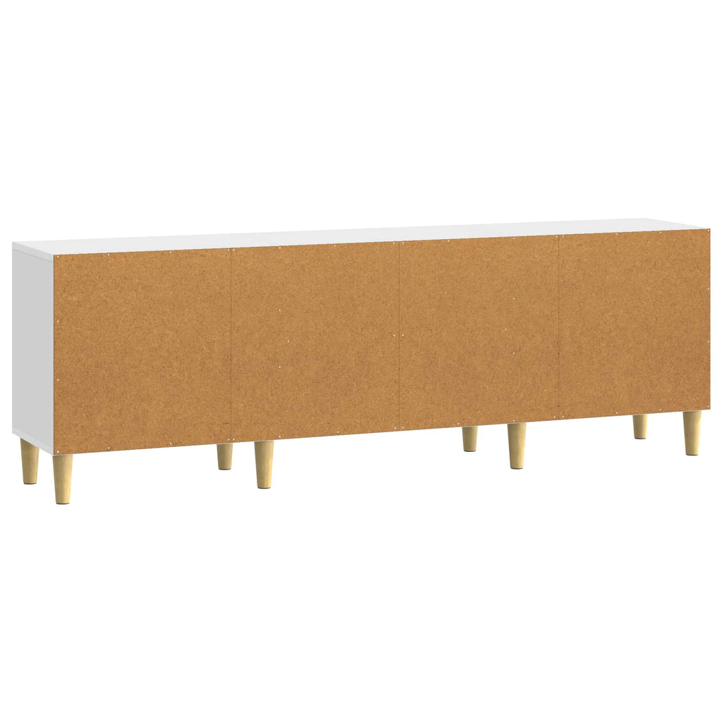 vidaXL Szafka pod telewizor 150 x 31 x 50 cm Biały wysoki połysk