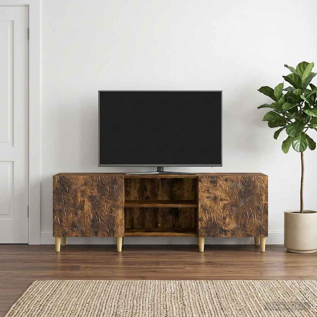 vidaXL Szafka pod telewizor 150 x 31 x 50 cm Dąb wędzony