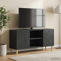 vidaXL Szafka pod telewizor 102 x 34,5 x 50 cm Czarny