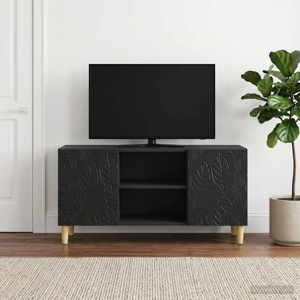 vidaXL Szafka pod telewizor 102 x 34,5 x 50 cm Czarny