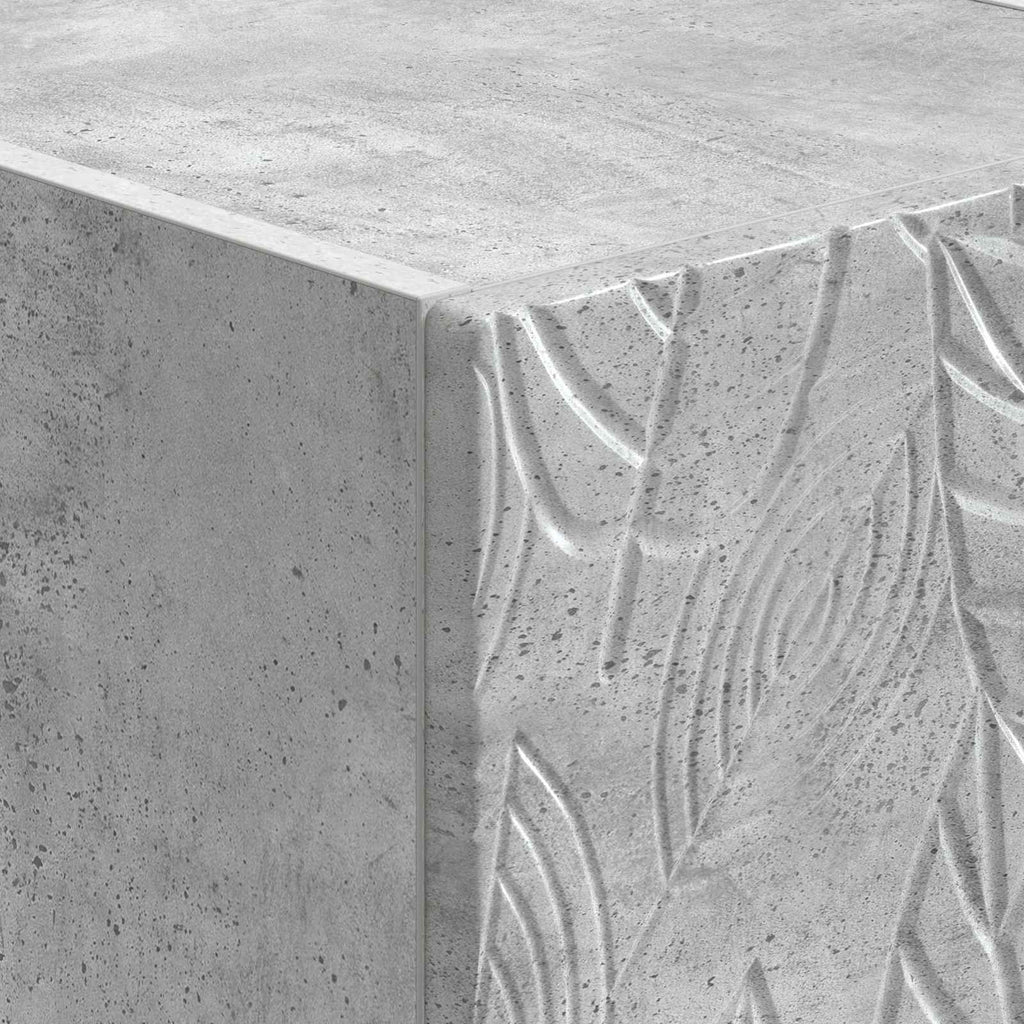 vidaXL Szafka pod telewizor 102 x 34,5 x 50 cm Betonowy szary