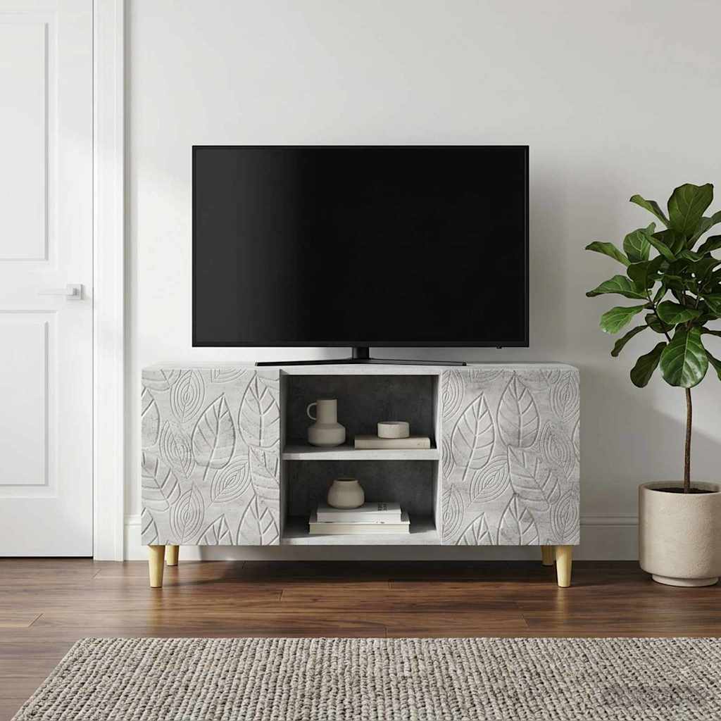 vidaXL Szafka pod telewizor 102 x 34,5 x 50 cm Betonowy szary