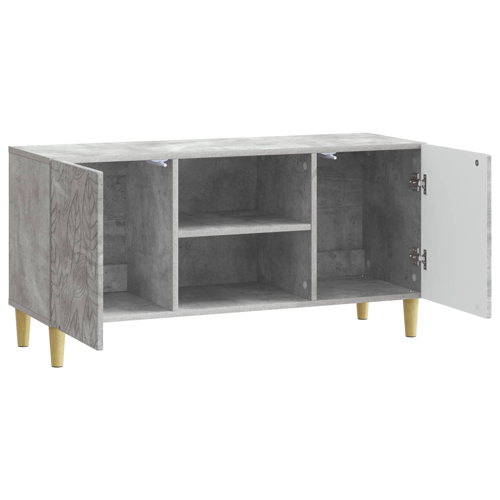 vidaXL Szafka pod telewizor 102 x 34,5 x 50 cm Betonowy szary