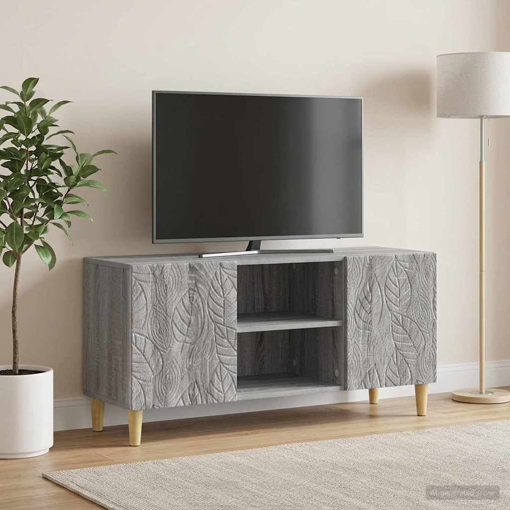 vidaXL Szafka pod telewizor 102 x 34,5 x 50 cm Szary Sonoma