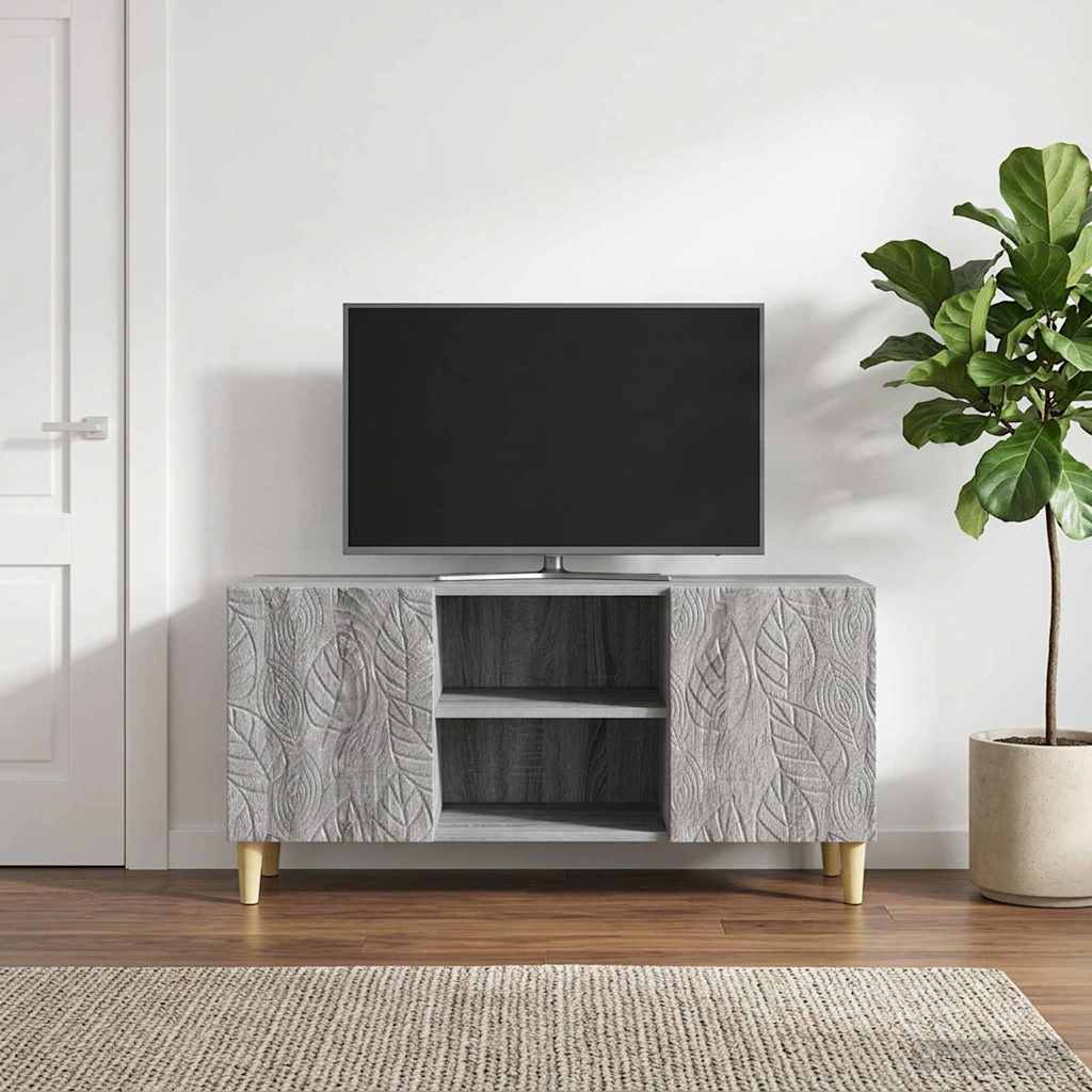 vidaXL Szafka pod telewizor 102 x 34,5 x 50 cm Szary Sonoma