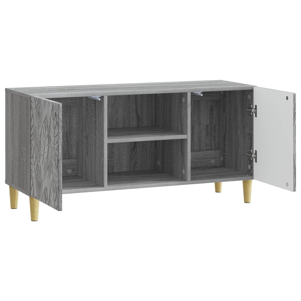 vidaXL Szafka pod telewizor 102 x 34,5 x 50 cm Szary Sonoma