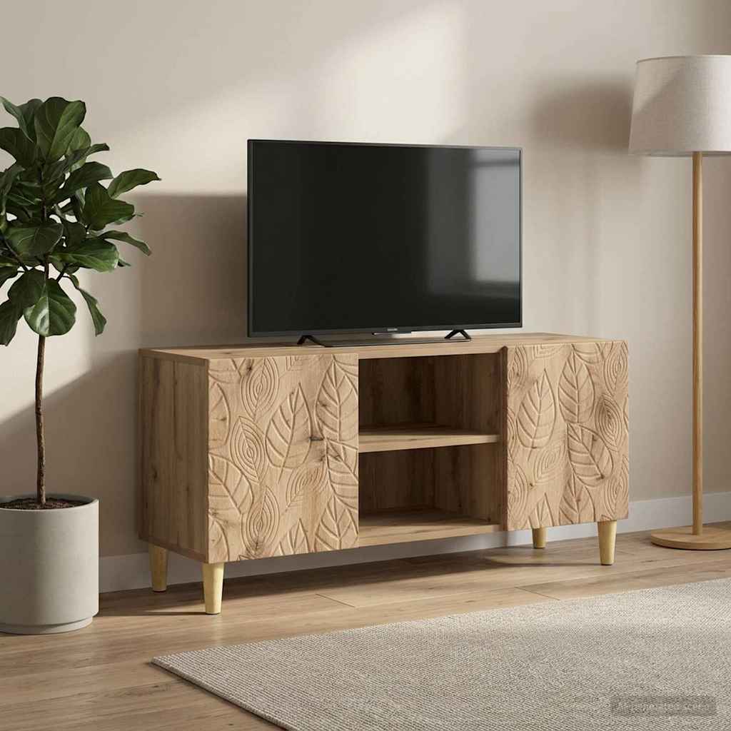 vidaXL Szafka pod telewizor 102 x 34,5 x 50 cm Dąb artisan
