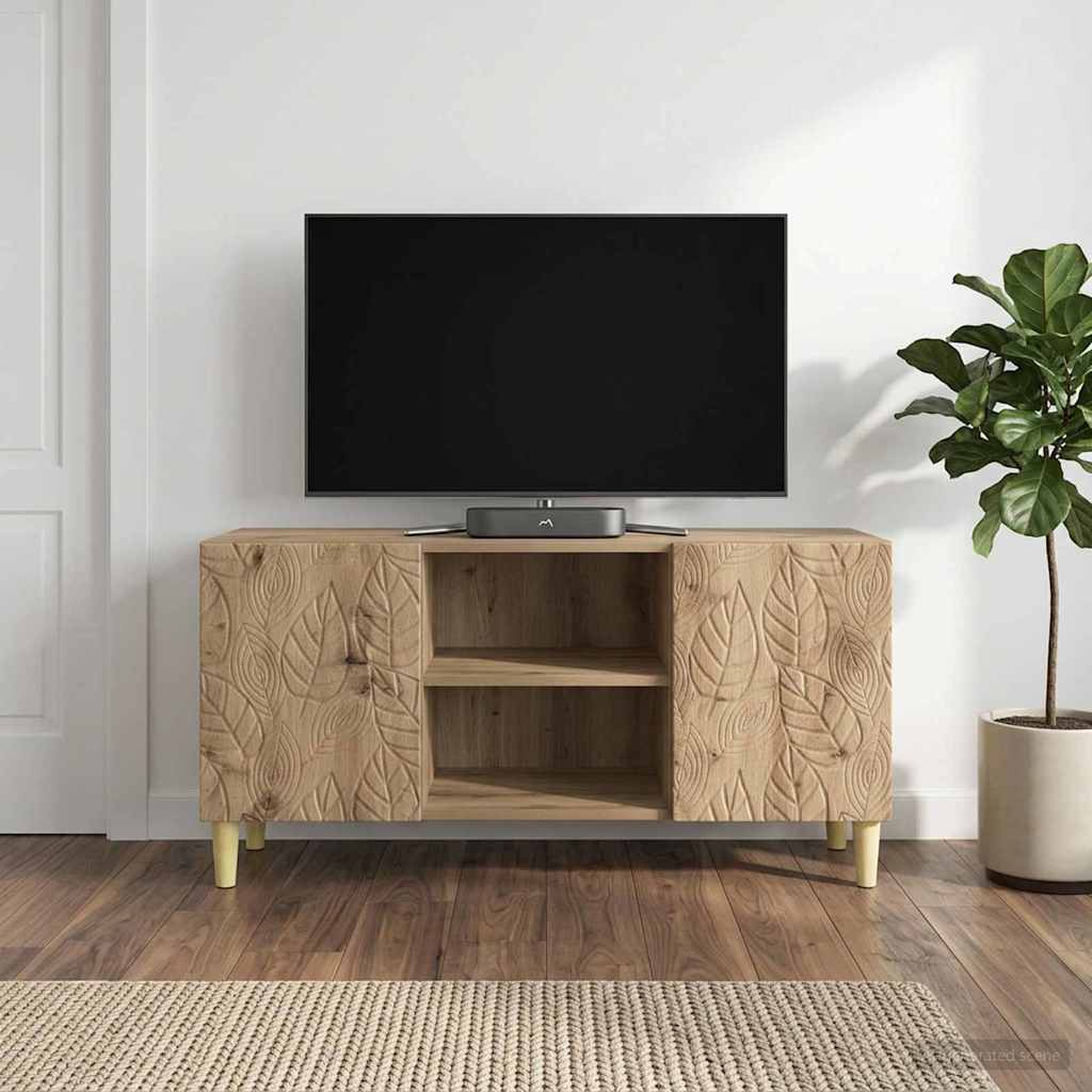 vidaXL Szafka pod telewizor 102 x 34,5 x 50 cm Dąb artisan