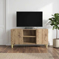 vidaXL Szafka pod telewizor 102 x 34,5 x 50 cm Dąb artisan
