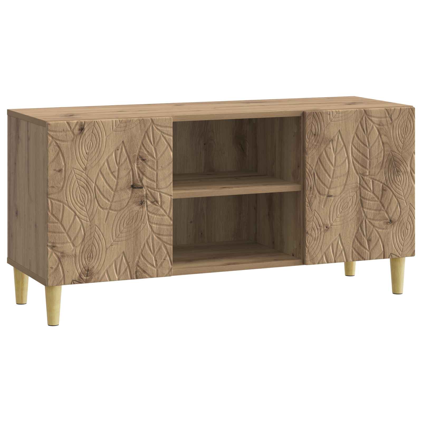 vidaXL Szafka pod telewizor 102 x 34,5 x 50 cm Dąb artisan