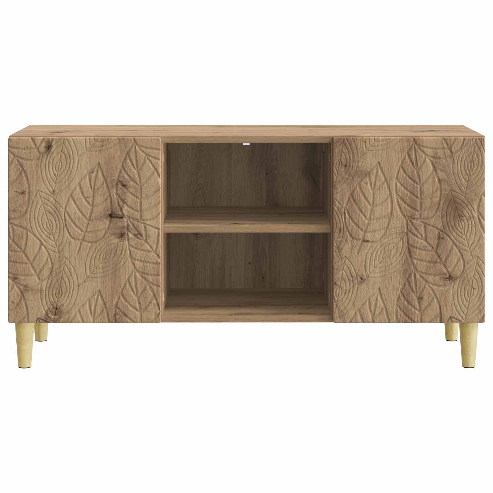 vidaXL Szafka pod telewizor 102 x 34,5 x 50 cm Dąb artisan