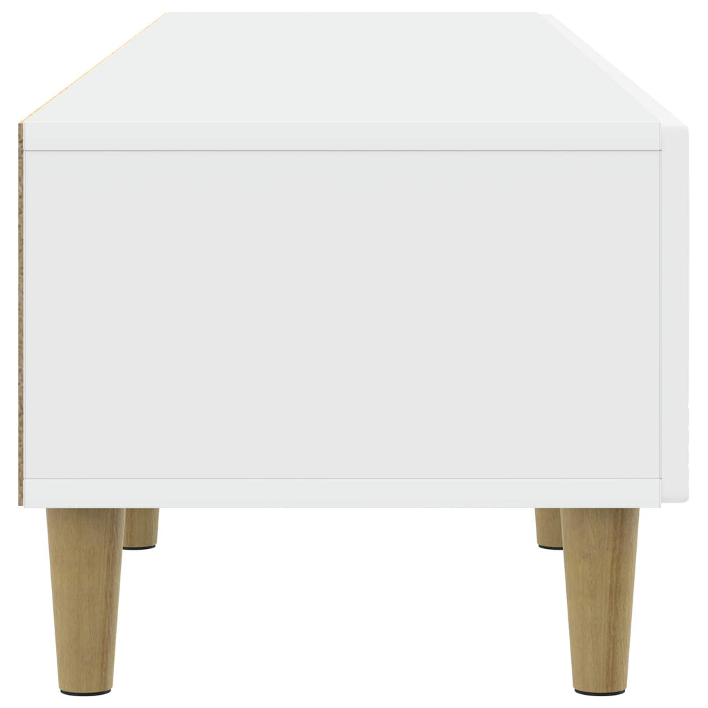vidaXL Szafka pod telewizor 147 x 34,5 x 30 cm Biały