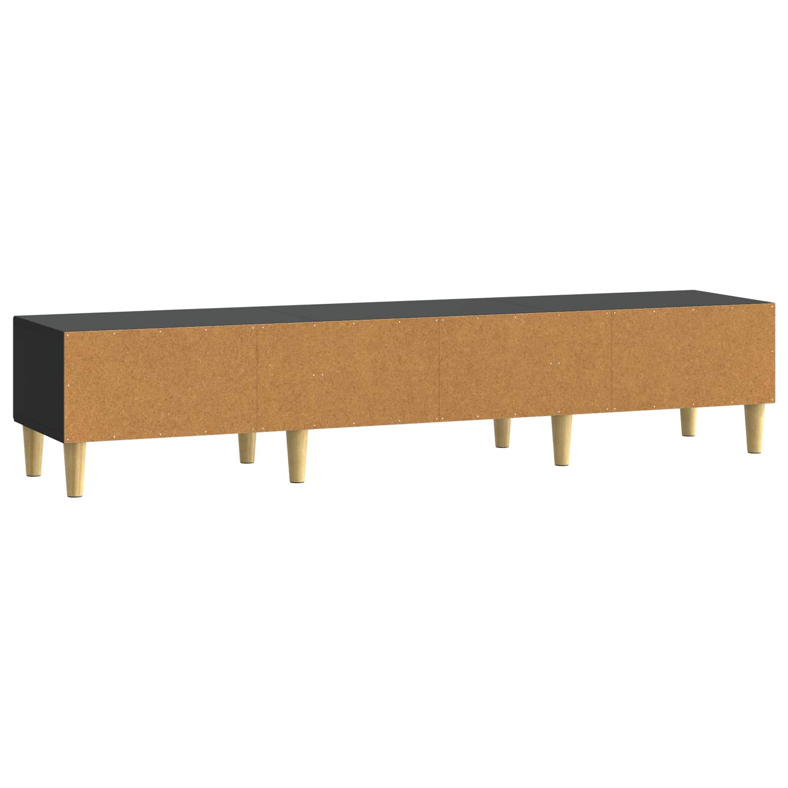 vidaXL Szafka pod telewizor 147 x 34,5 x 30 cm Czarny
