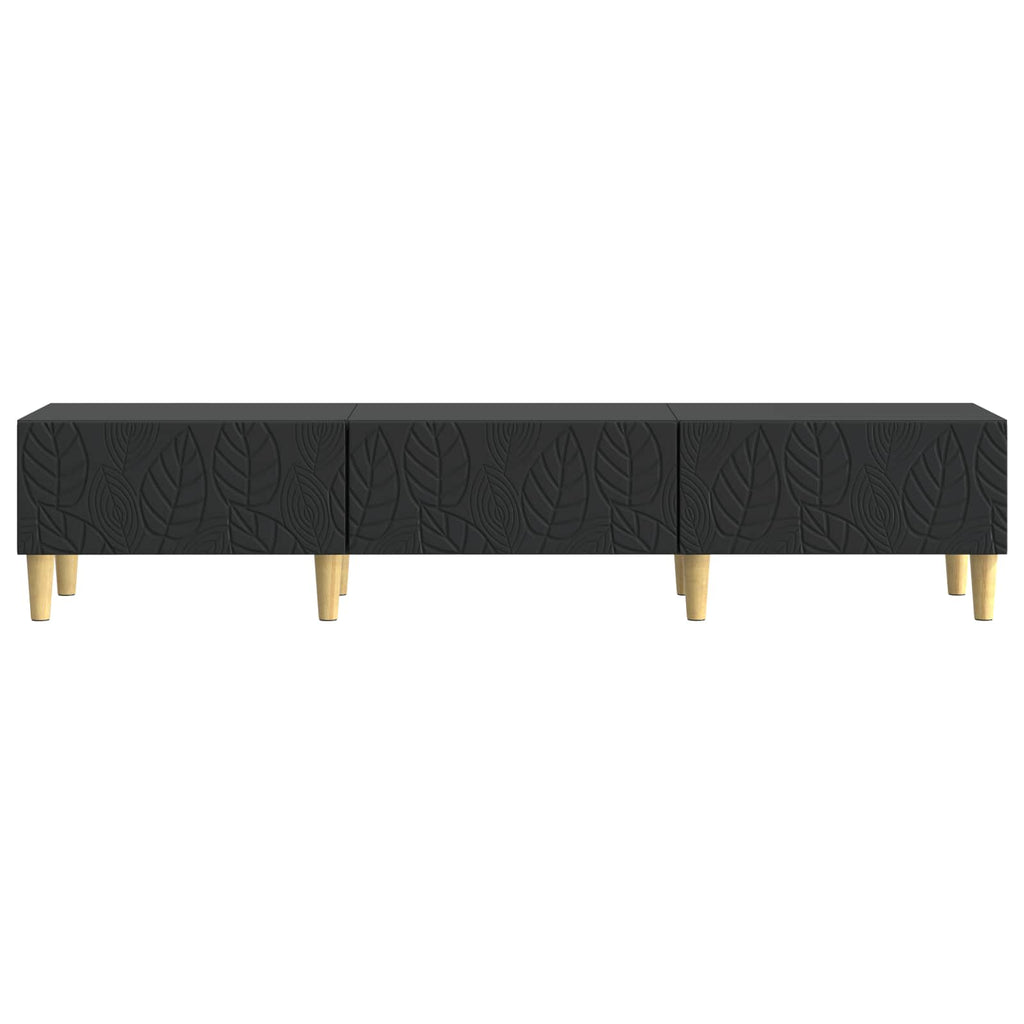 vidaXL Szafka pod telewizor 147 x 34,5 x 30 cm Czarny