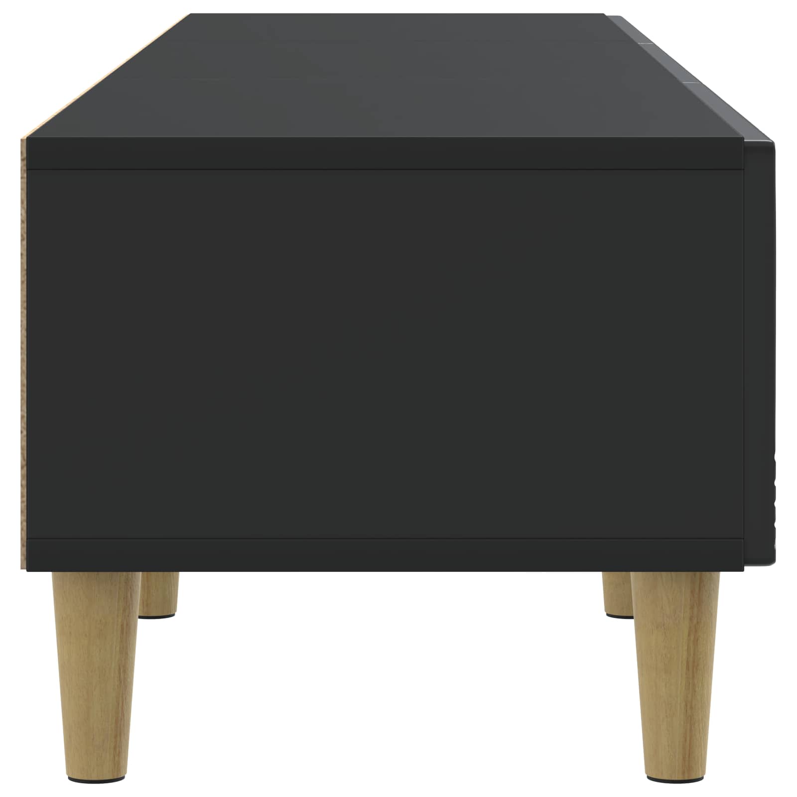 vidaXL Szafka pod telewizor 147 x 34,5 x 30 cm Czarny