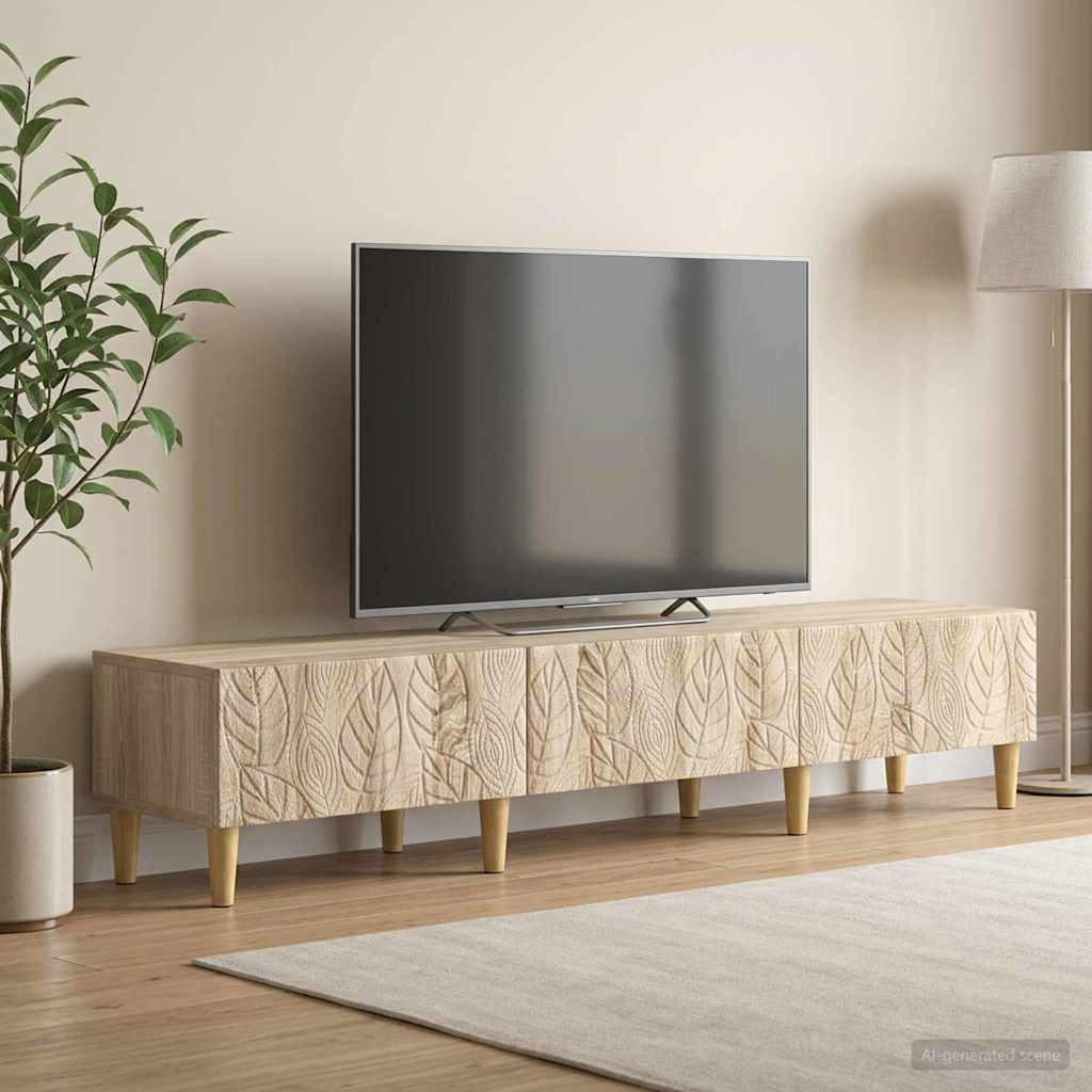 vidaXL Szafka pod telewizor 147 x 34,5 x 30 cm dąb Sonoma
