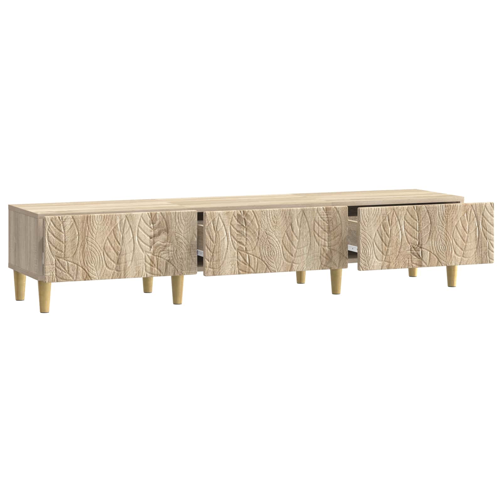 vidaXL Szafka pod telewizor 147 x 34,5 x 30 cm dąb Sonoma