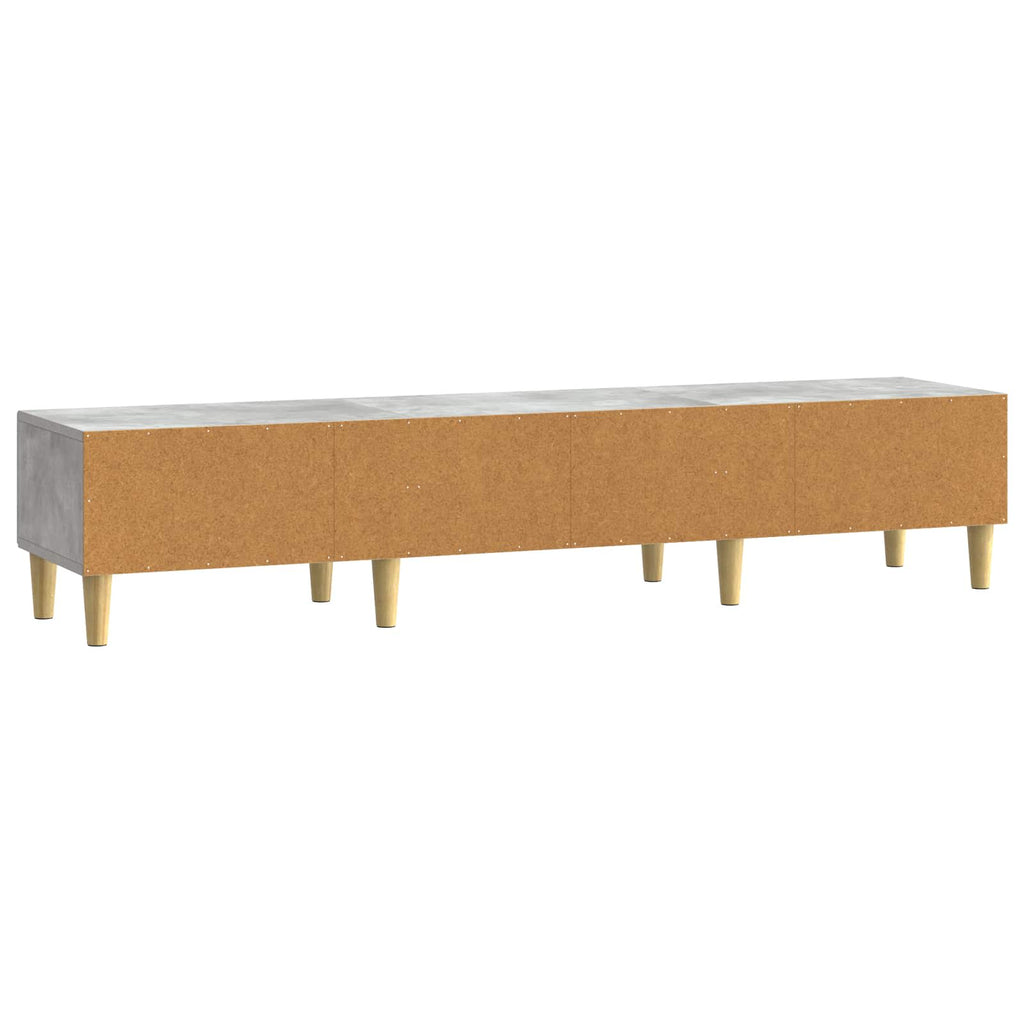 vidaXL Szafka pod telewizor 147 x 34,5 x 30 cm Betonowy szary