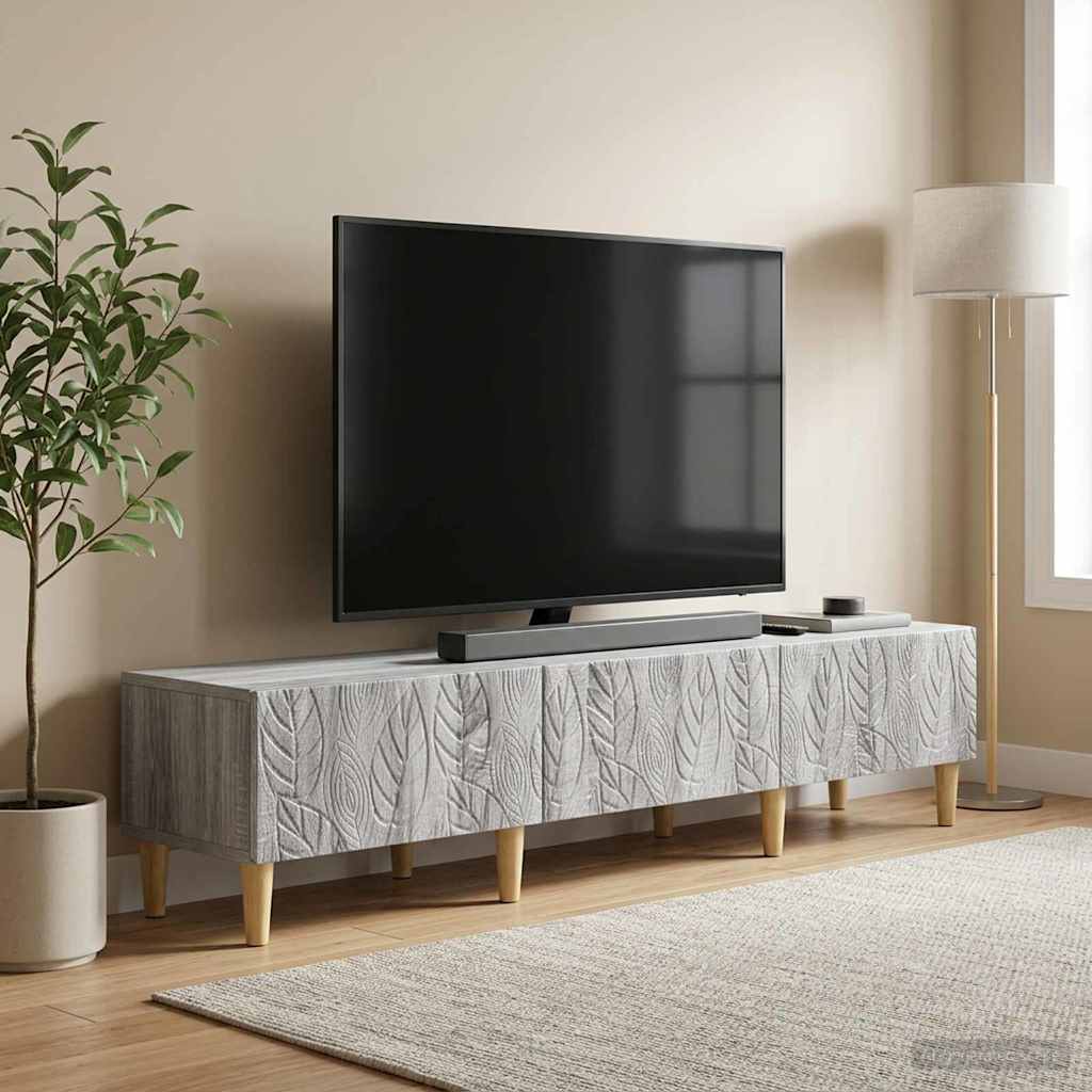 vidaXL Szafka pod telewizor 147 x 34,5 x 30 cm Szary Sonoma