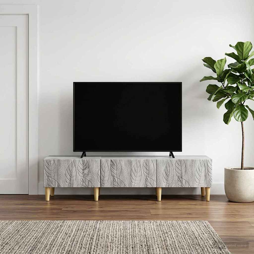 vidaXL Szafka pod telewizor 147 x 34,5 x 30 cm Szary Sonoma