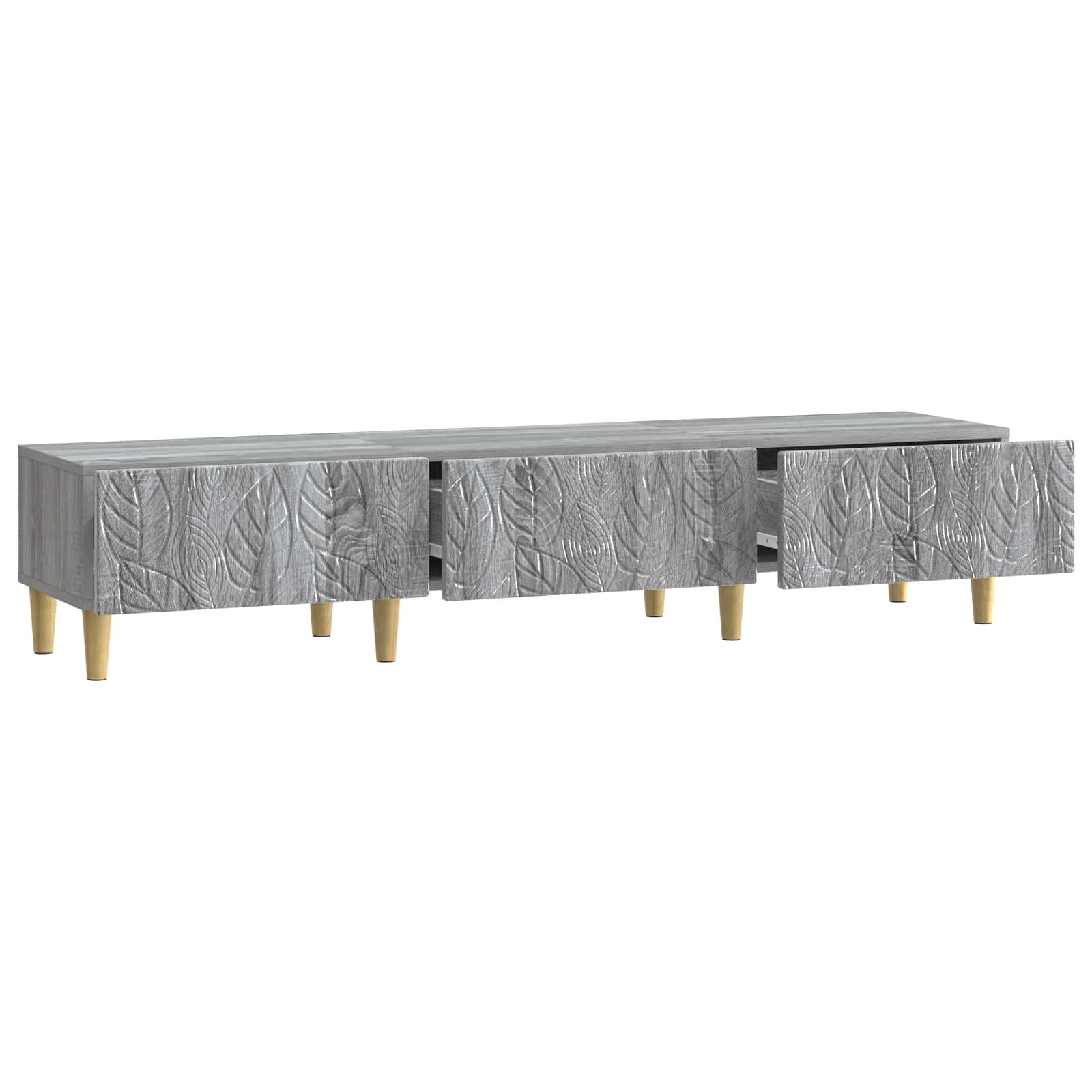 vidaXL Szafka pod telewizor 147 x 34,5 x 30 cm Szary Sonoma