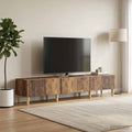 vidaXL Szafka pod telewizor 147 x 34,5 x 30 cm Stare drewno