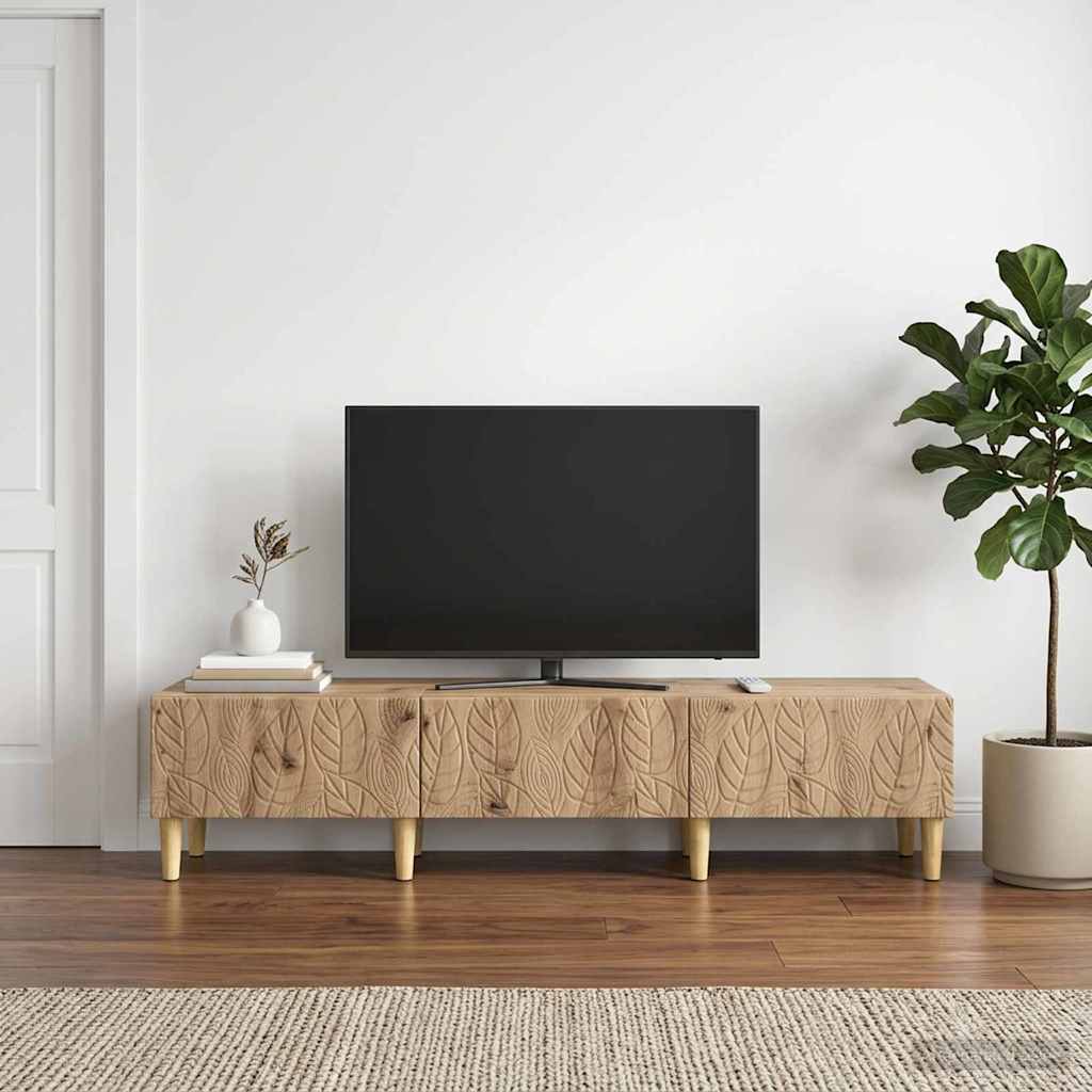 vidaXL Szafka pod telewizor 147 x 34,5 x 30 cm Dąb artisan