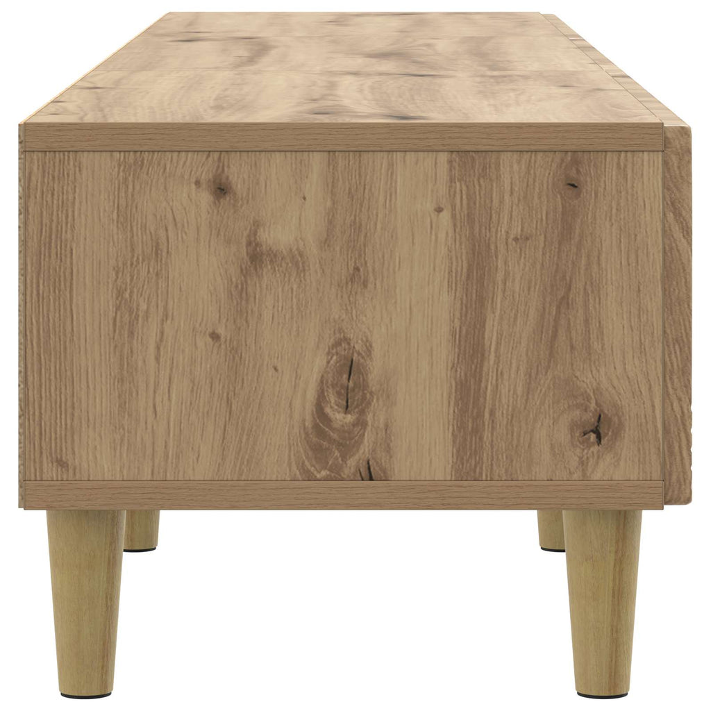 vidaXL Szafka pod telewizor 147 x 34,5 x 30 cm Dąb artisan