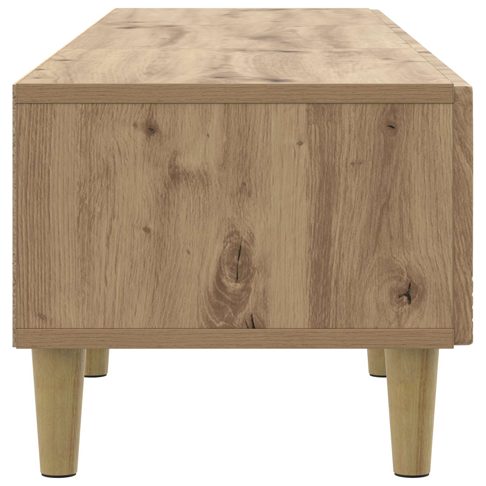 vidaXL Szafka pod telewizor 147 x 34,5 x 30 cm Dąb artisan
