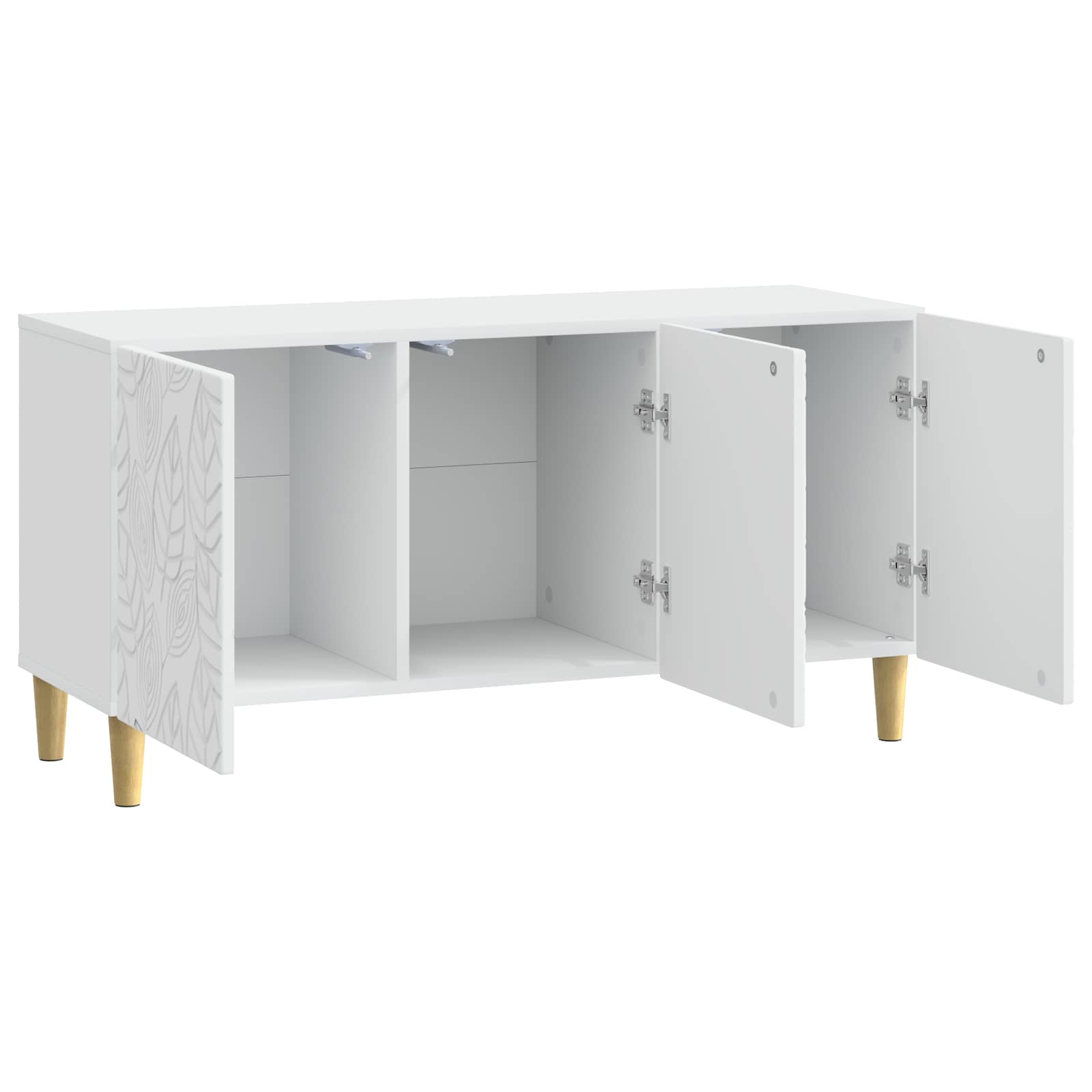 vidaXL Szafka pod telewizor 99 x 34,5 x 50 cm Biały