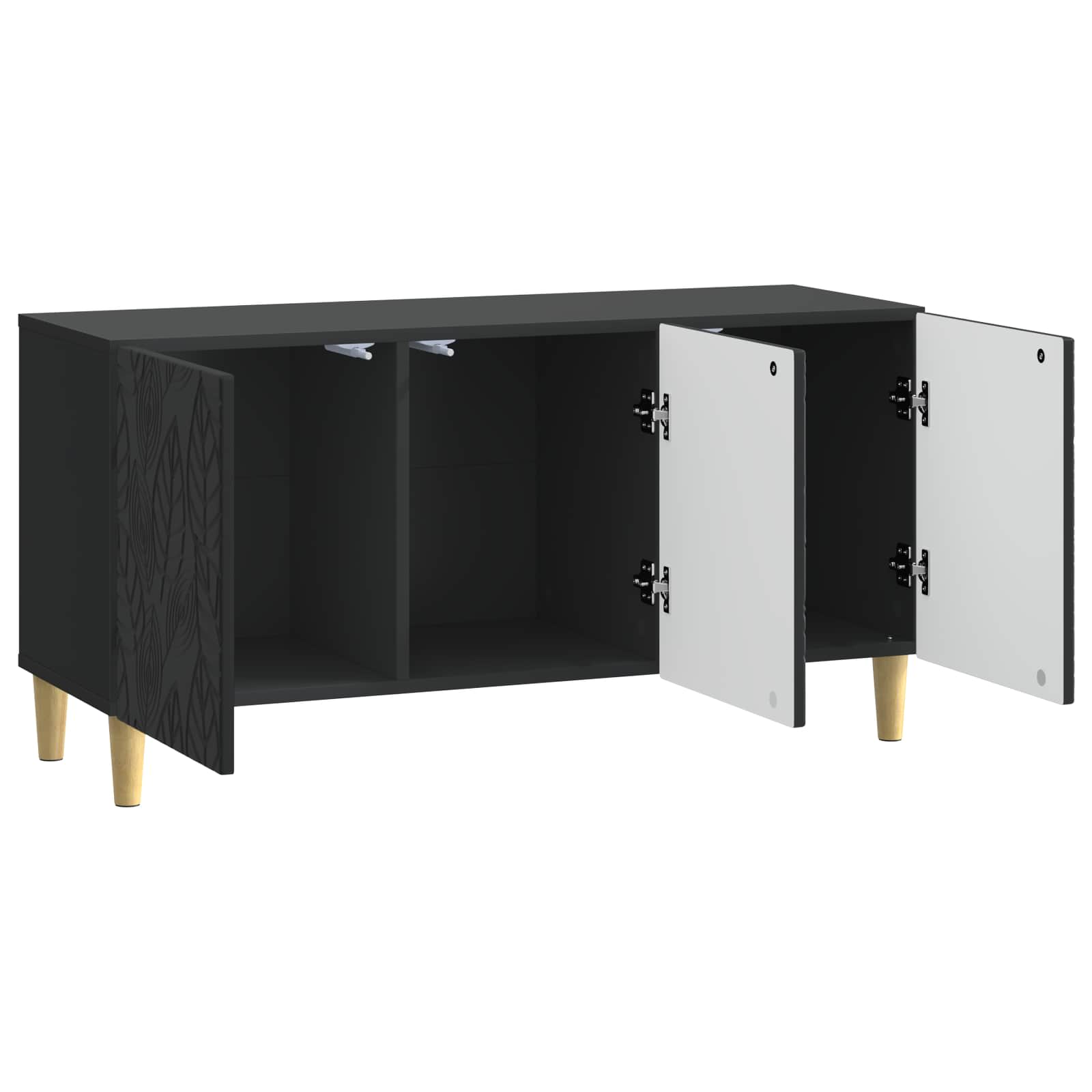 vidaXL Szafka pod telewizor 99 x 34,5 x 50 cm Czarny