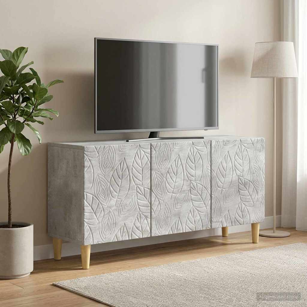 vidaXL Szafka pod telewizor 99 x 34,5 x 50 cm Betonowy szary