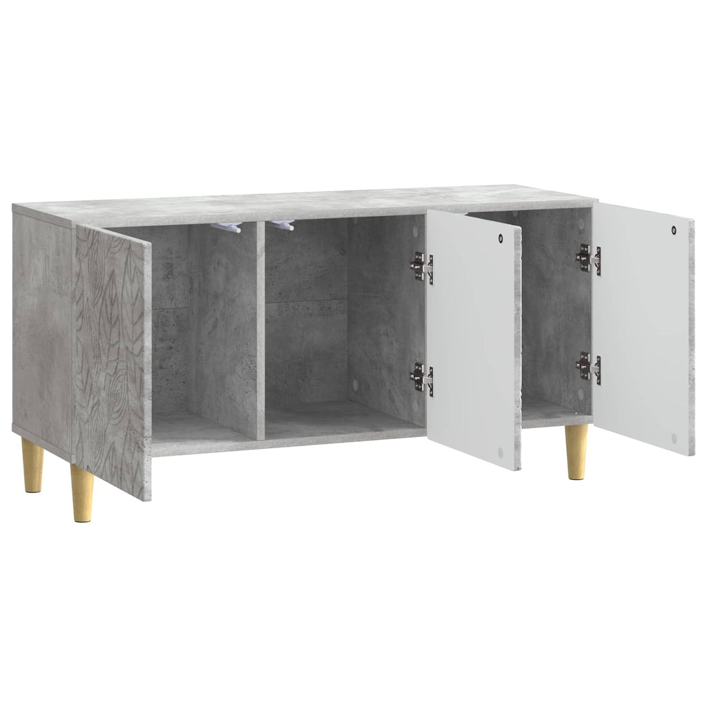 vidaXL Szafka pod telewizor 99 x 34,5 x 50 cm Betonowy szary