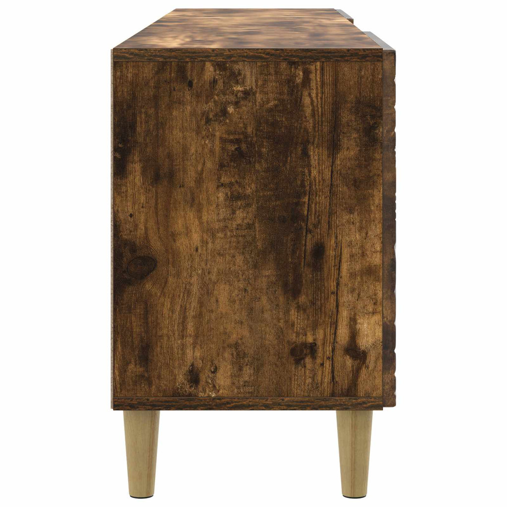 vidaXL Szafka pod telewizor 99 x 34,5 x 50 cm Dąb wędzony