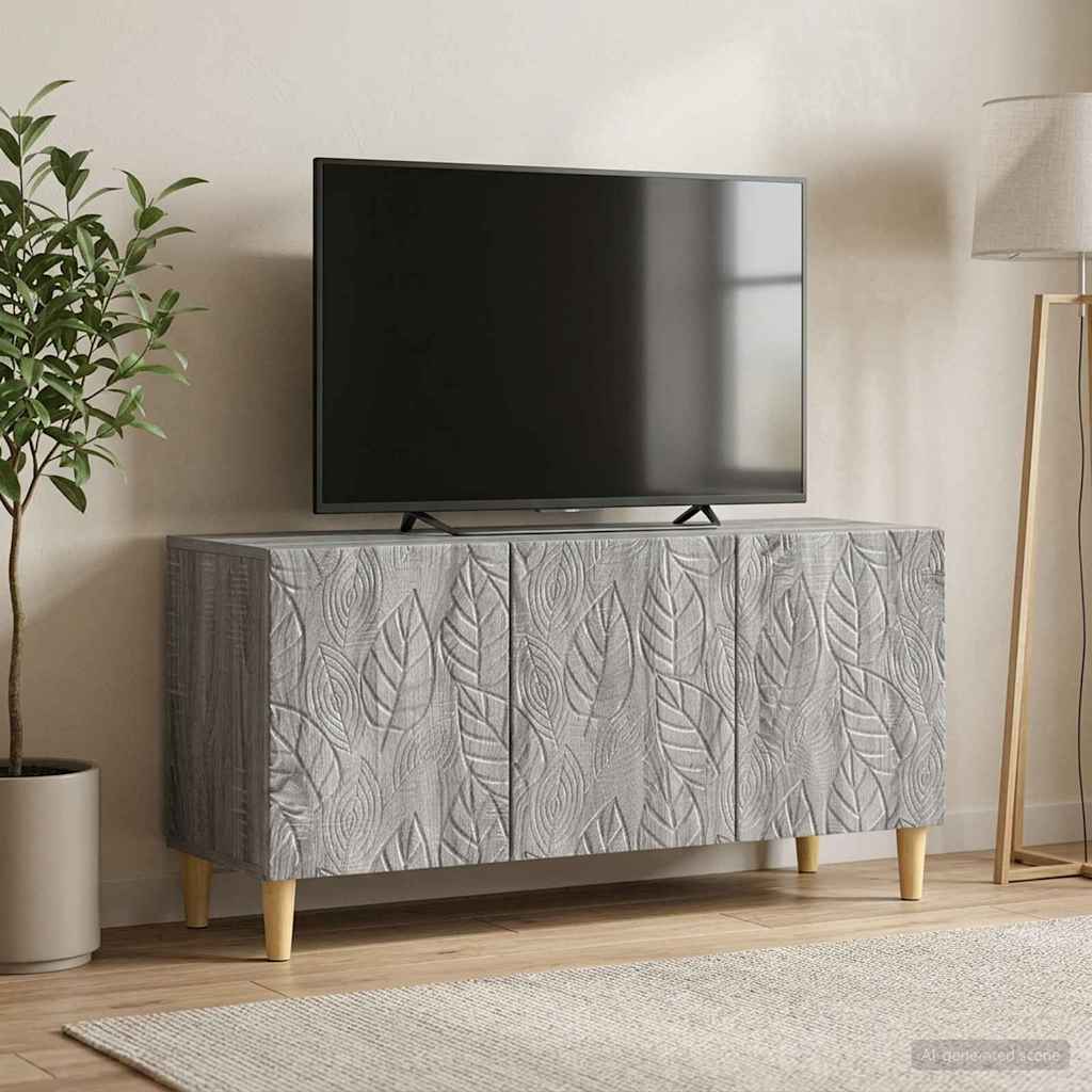 vidaXL Szafka pod telewizor 99 x 34,5 x 50 cm Szary Sonoma