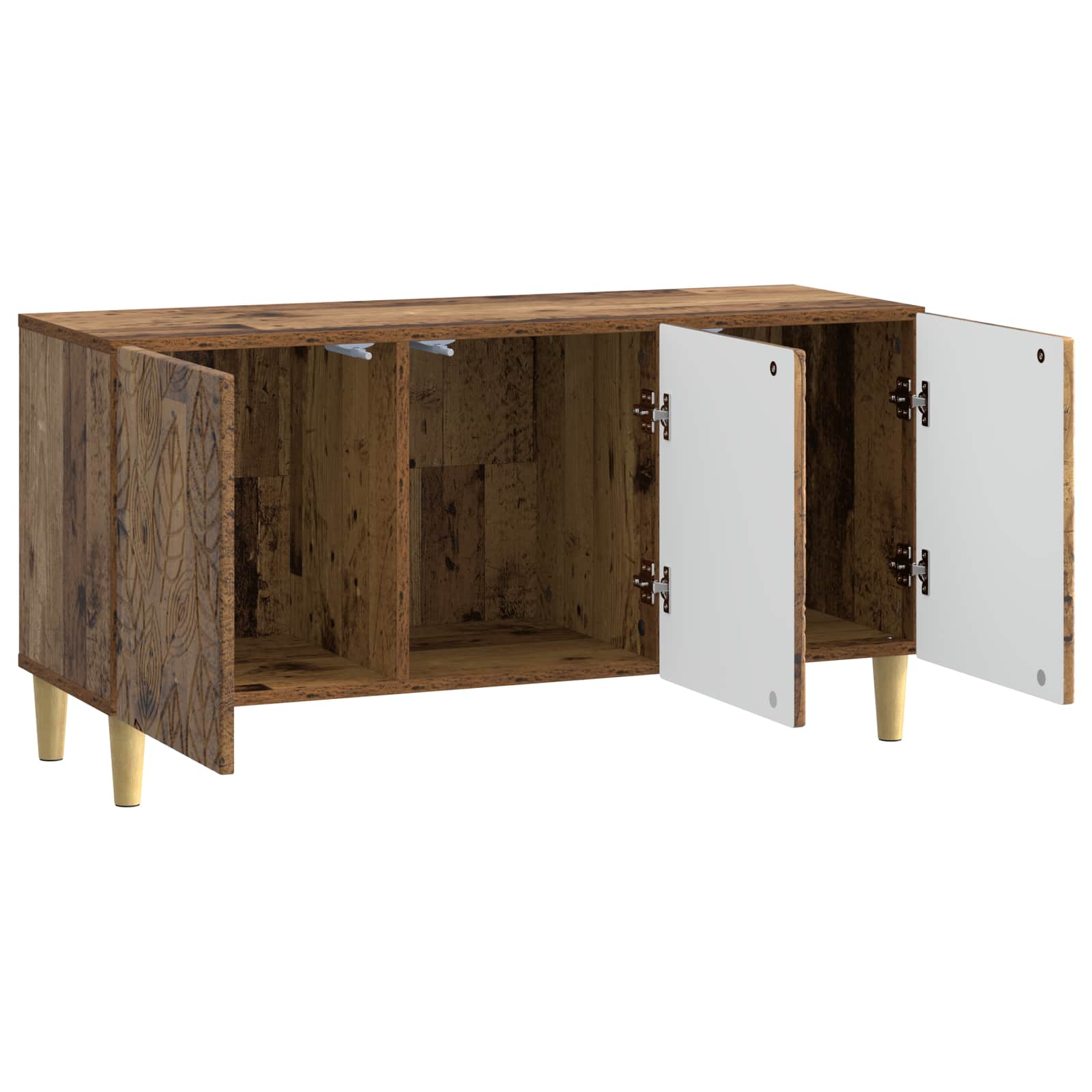 vidaXL Szafka pod telewizor 99 x 34,5 x 50 cm Stare drewno