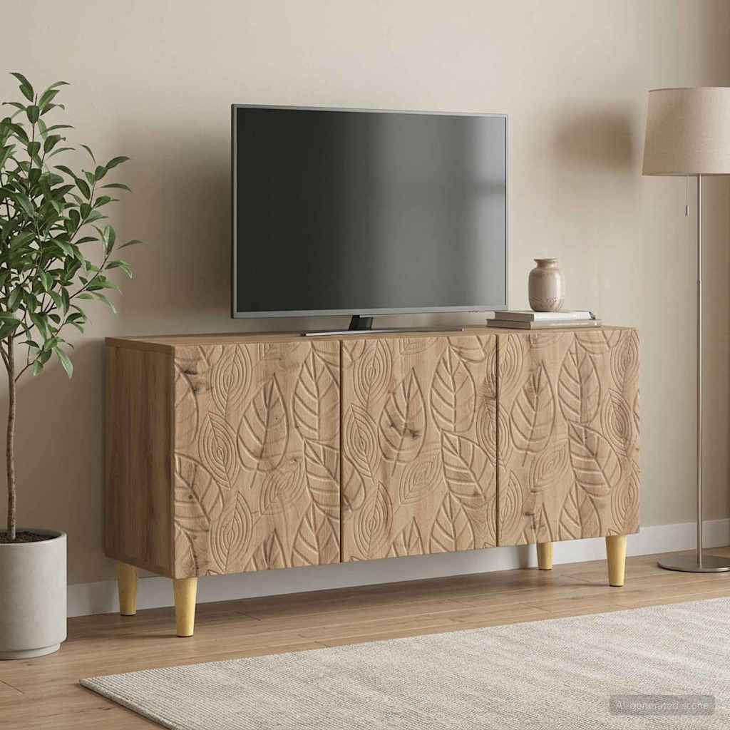 vidaXL Szafka pod telewizor 99 x 34,5 x 50 cm Dąb artisan