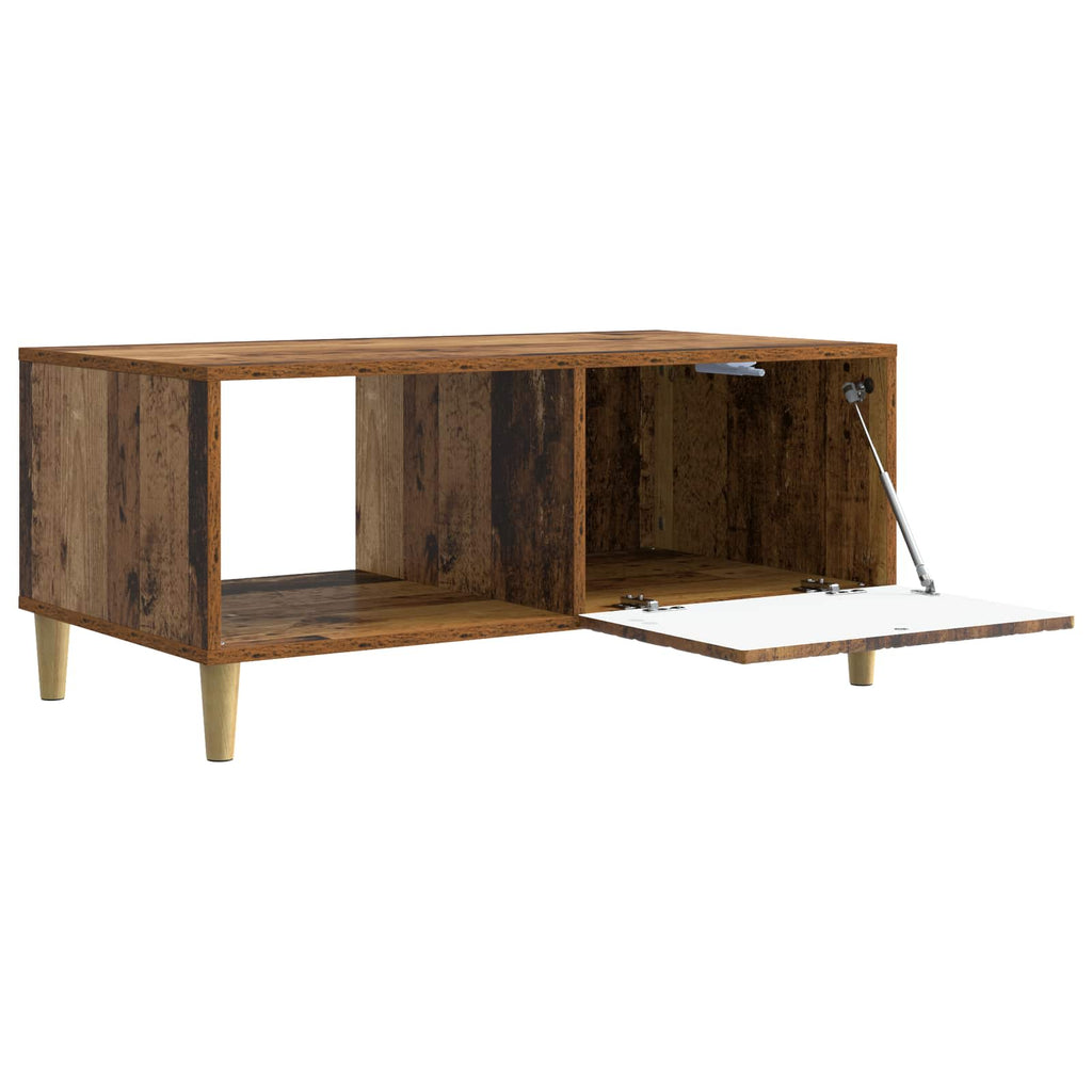 vidaXL Stolik kawowy Stare drewno 90 x 50 x 40 cm Drewno inżynieryjne