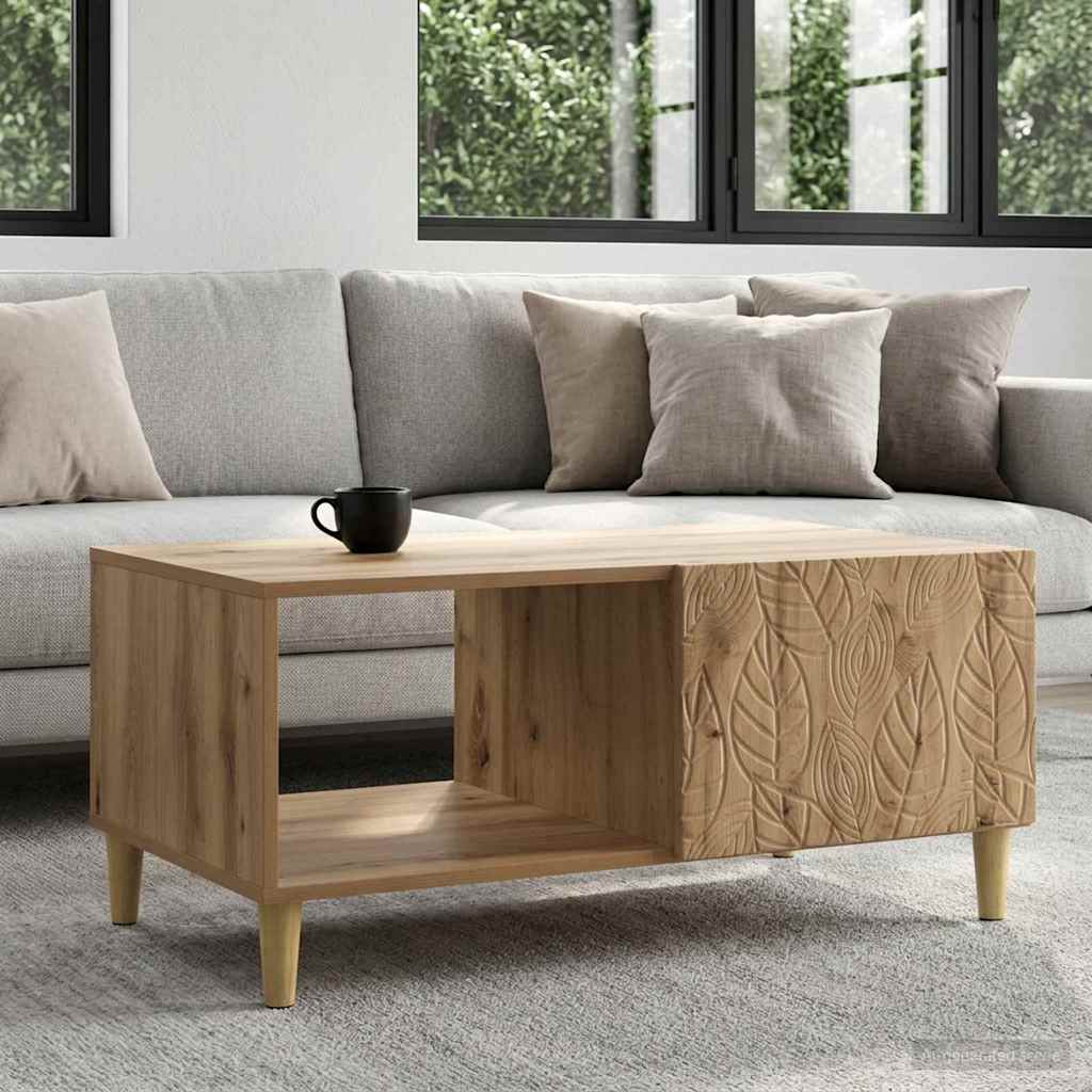 vidaXL Stolik kawowy Dąb artisan 90 x 50 x 40 cm Drewno inżynieryjne