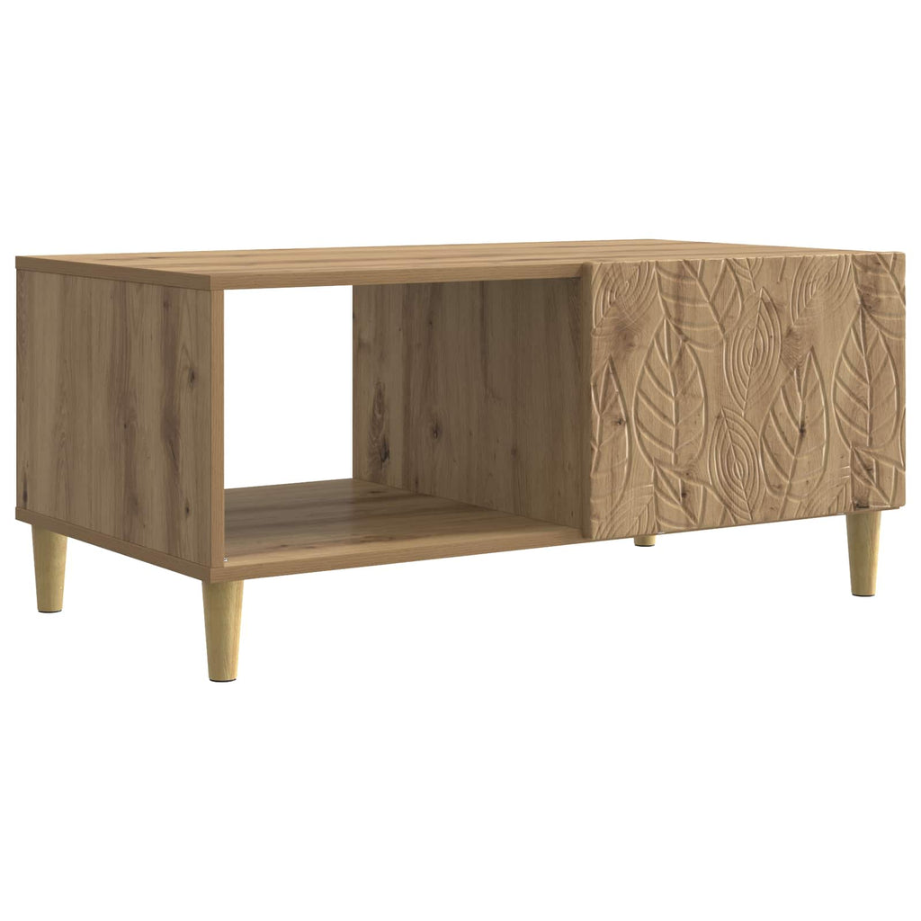 vidaXL Stolik kawowy Dąb artisan 90 x 50 x 40 cm Drewno inżynieryjne