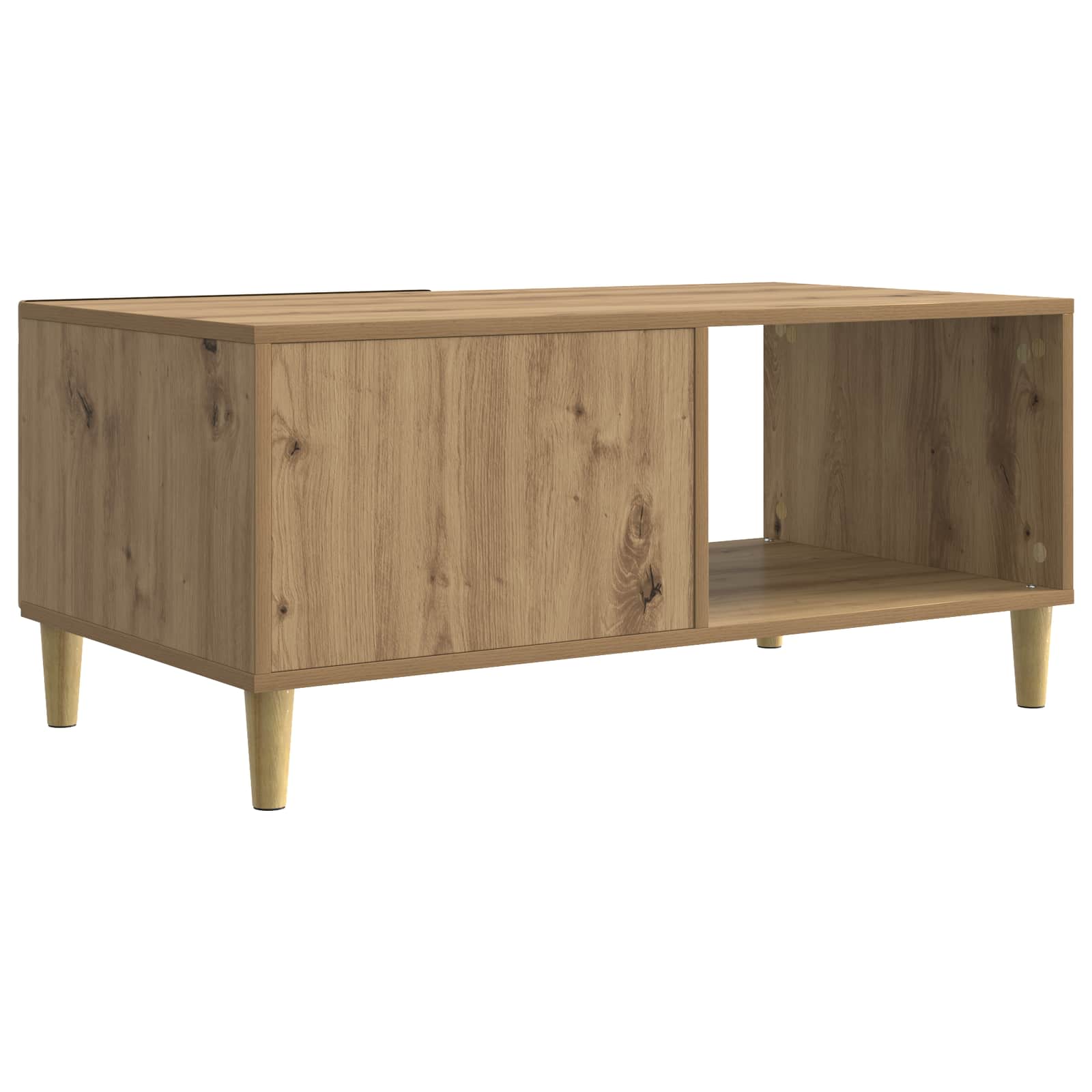vidaXL Stolik kawowy Dąb artisan 90 x 50 x 40 cm Drewno inżynieryjne