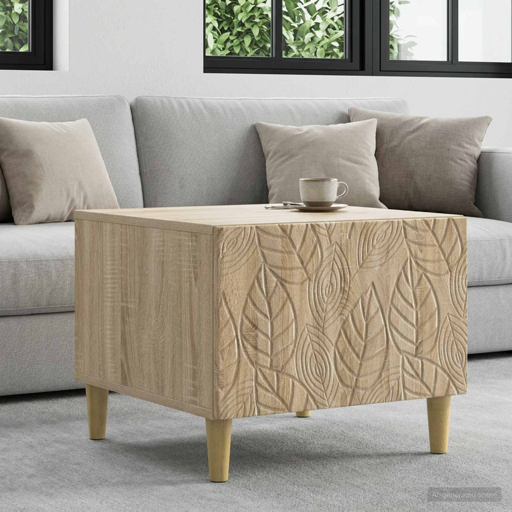 vidaXL Stolik kawowy dąb Sonoma 50 x 49 x 40 cm Drewno inżynieryjne