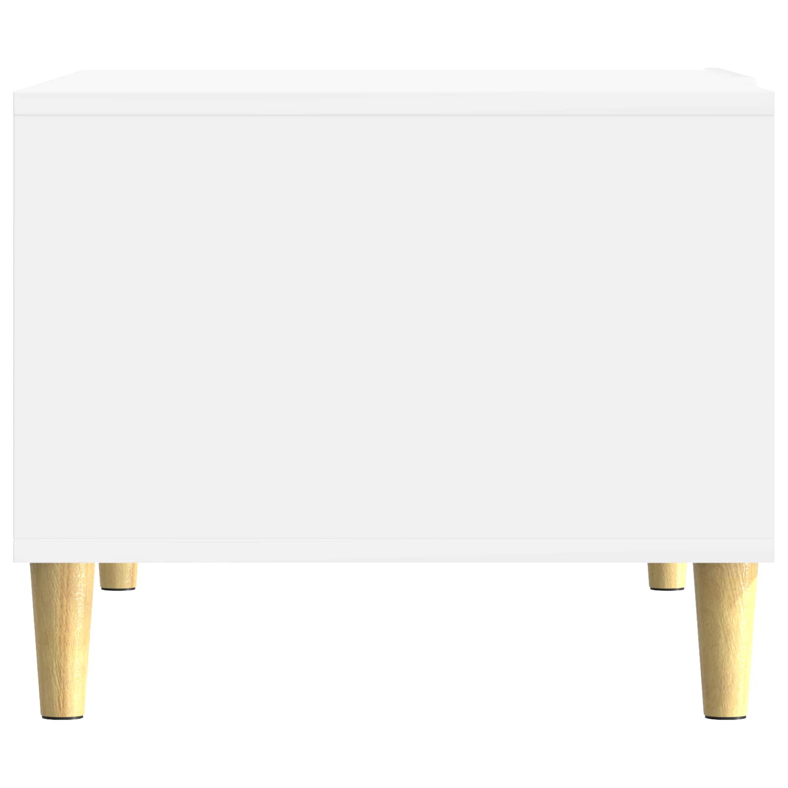 vidaXL Stolik kawowy Biały wysoki połysk 50 x 49 x 40 cm