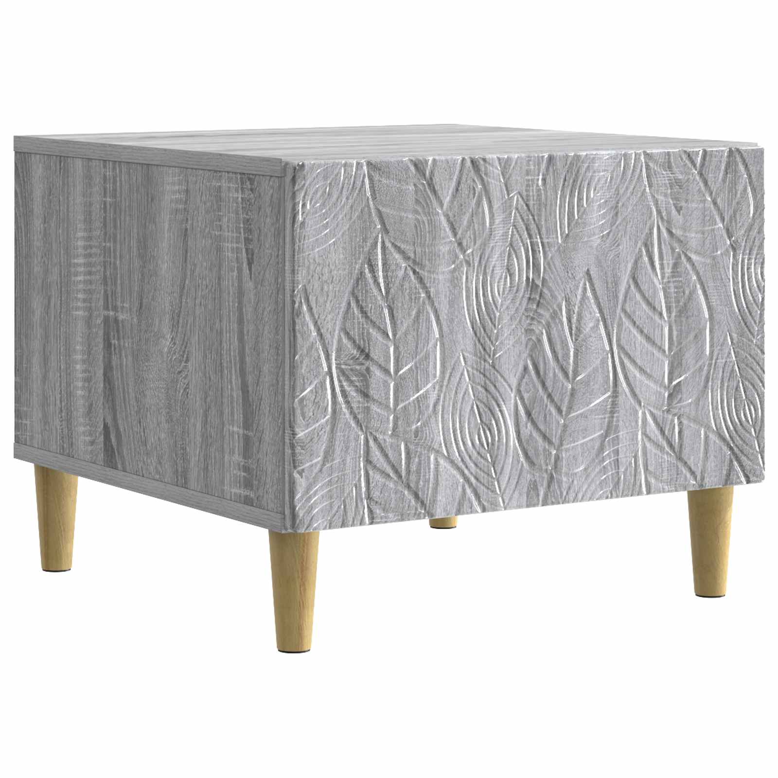 vidaXL Stolik kawowy Szary Sonoma 50 x 49 x 40 cm Drewno inżynieryjne