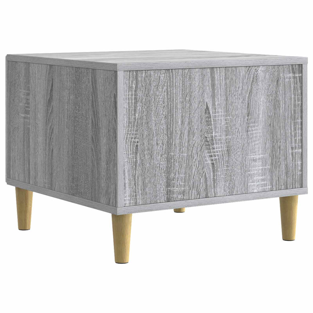 vidaXL Stolik kawowy Szary Sonoma 50 x 49 x 40 cm Drewno inżynieryjne
