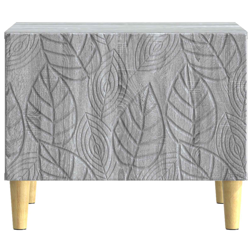 vidaXL Stolik kawowy Szary Sonoma 50 x 49 x 40 cm Drewno inżynieryjne