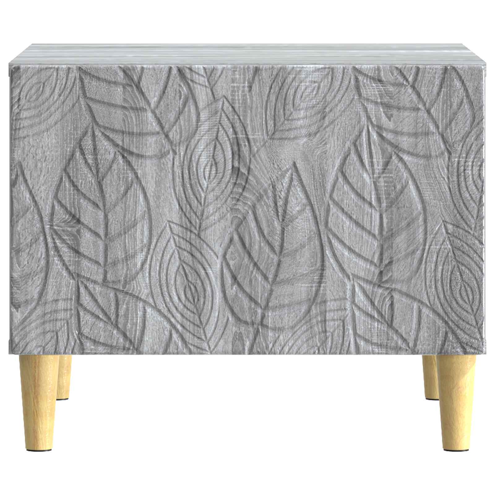 vidaXL Stolik kawowy Szary Sonoma 50 x 49 x 40 cm Drewno inżynieryjne