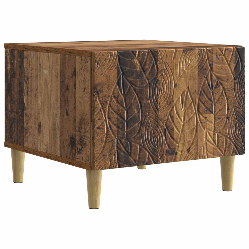 vidaXL Stolik kawowy Stare drewno 50 x 49 x 40 cm Drewno inżynieryjne